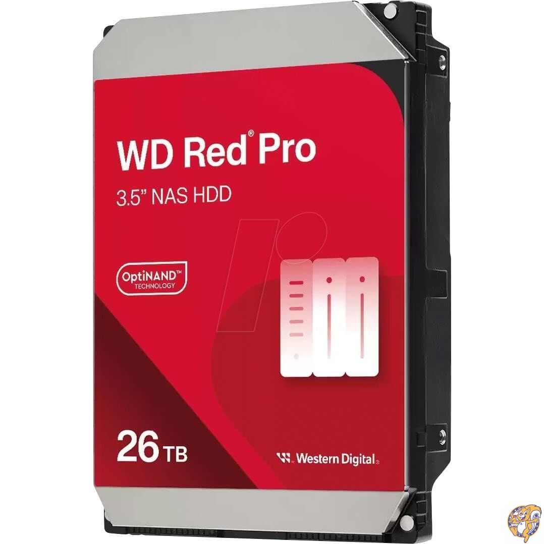 【クーポン配信中】Western Digital 26TB WD Red Pro NAS 内蔵ハードドライブ HDD - 7200 RPM、SATA 6 Gb/s、CMR、512MBキャッシュ、3.5インチ WD260KFGX|アメリカグッドバイブス