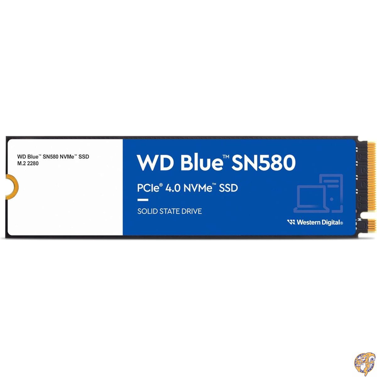 【百貨店大売り出し!クーポン券配達中】ウエスタンデジタル 1結核症 WD Blue SN580 NVMe 内蔵ソリッドステート運転 SSD - Gen4 x4 PCIe 16Gb/秒 M.2 2280 最大限度4,150MB/秒 WDS100T3B0E