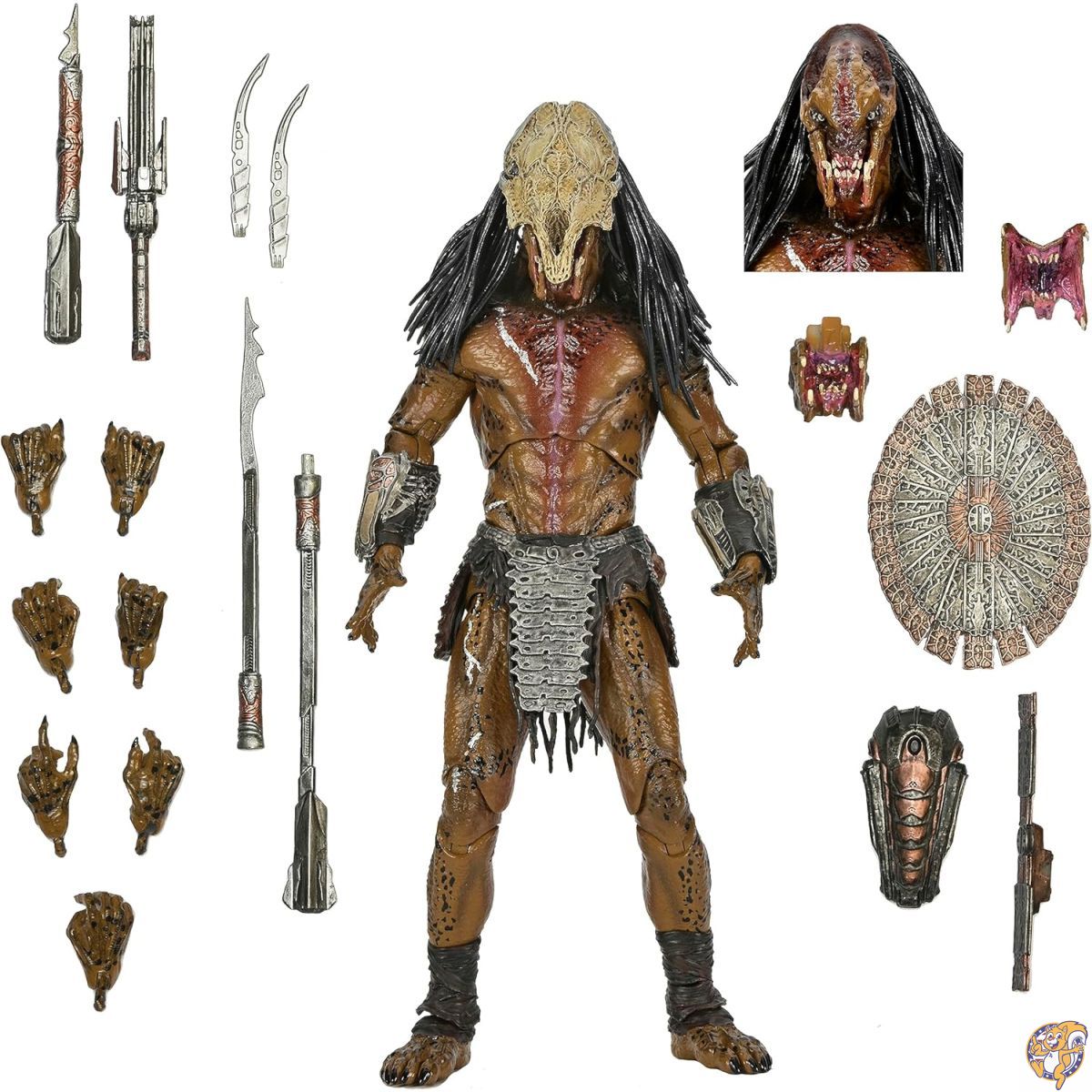 NECA コレクター収集品 獲物 アルティメットフェラルプレデター 7インチ スケール アクションフィギュア｜アメリカグッドバイブス