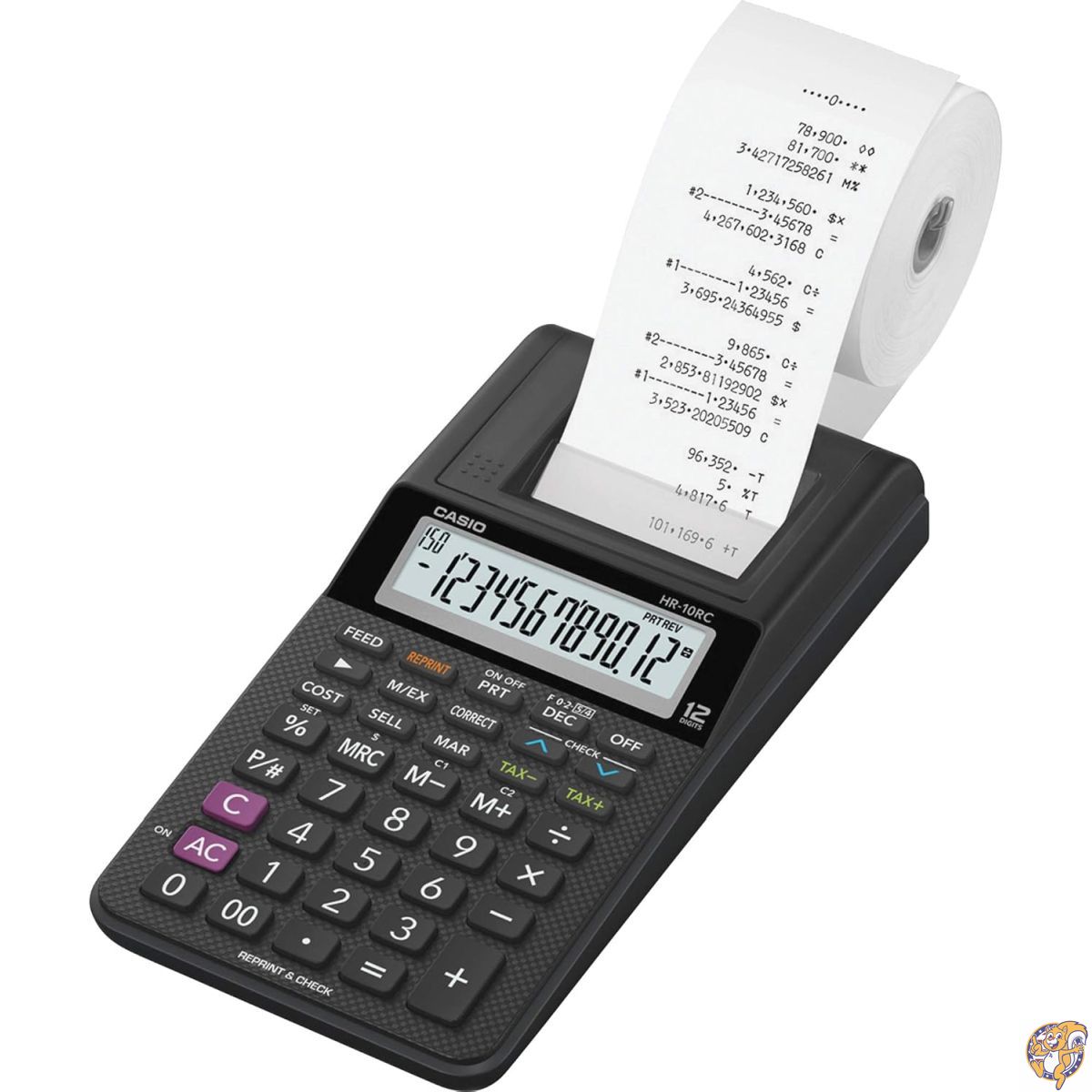 【百貨店大売り出し!クーポン券配達中】カシオ HR-10RC 刷り上げる計算器