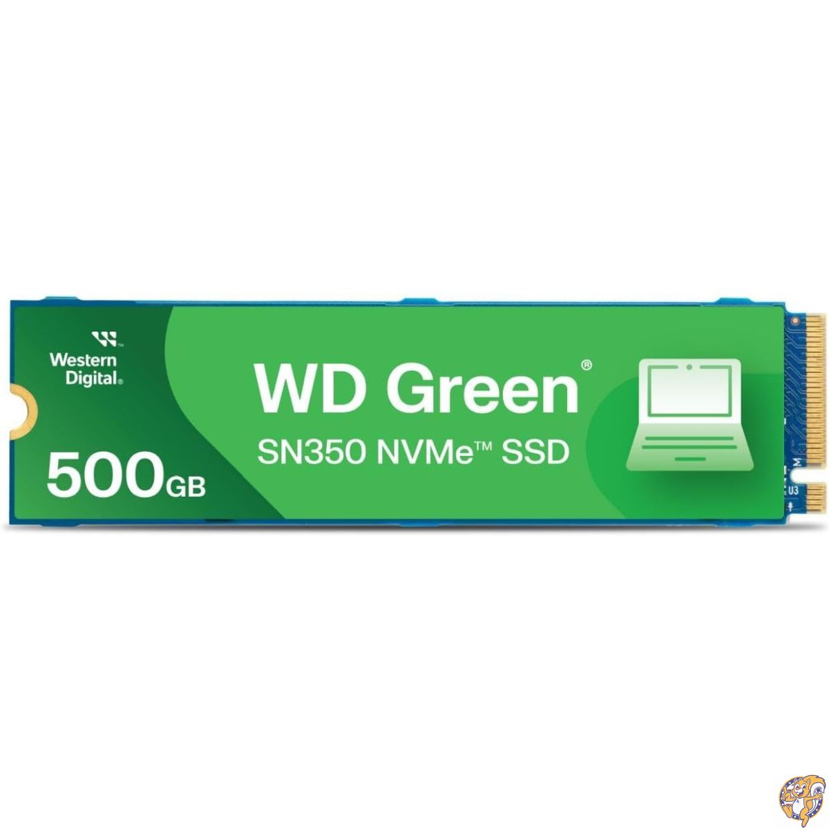 【百貨店大売り出し!引き換え証配送中】Western Digital 500GB WD Green SN350 NVMe 内蔵SSD ソリッドステート運転 - Gen3 PCIe, M.2 2280, 最大限度2,400MB/秒 WDS500G2G0C