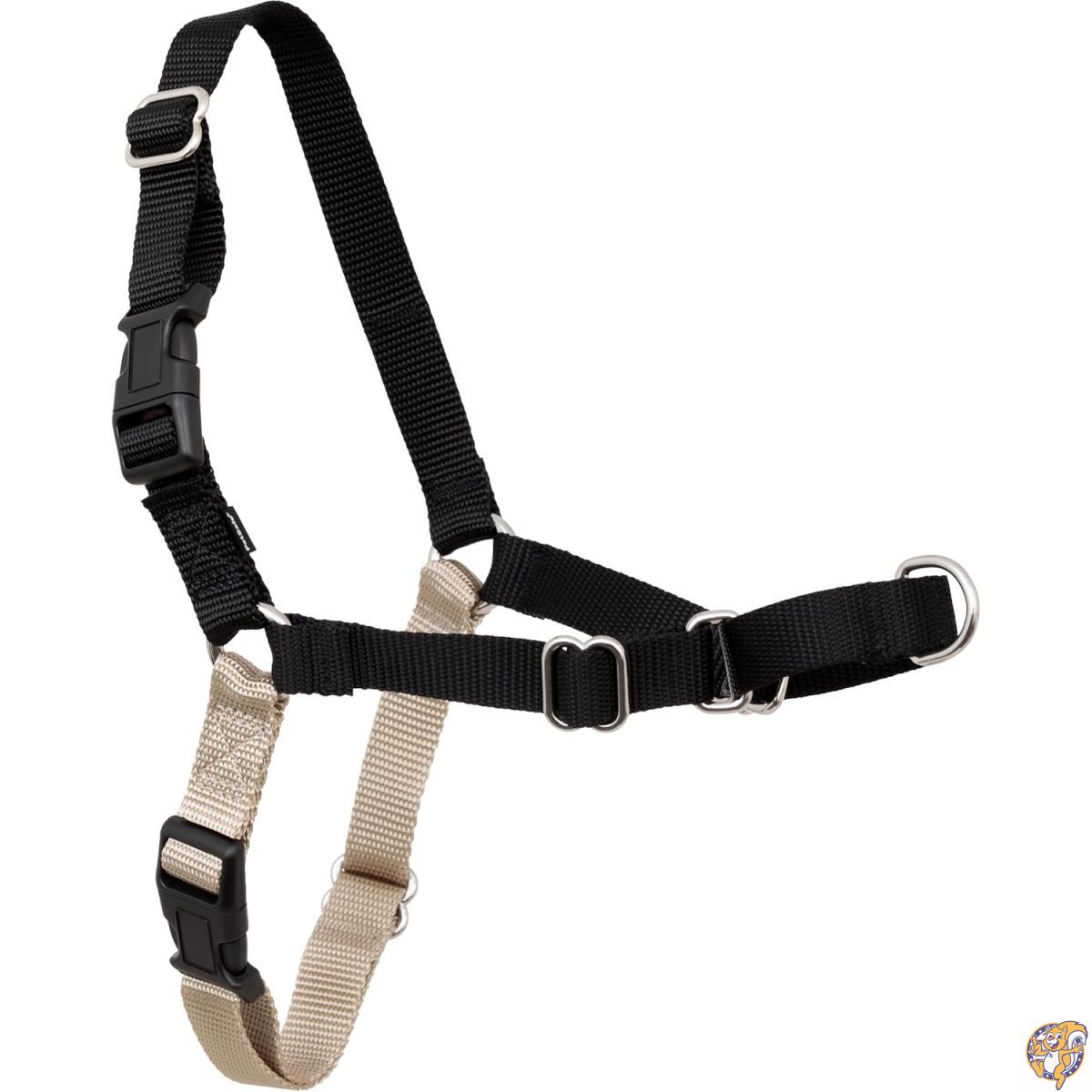 【百貨店大売り出し!引き換え証配送中】PetSafe イージーウォークハーネス (XL, 黒いこと＆しろがね色)
