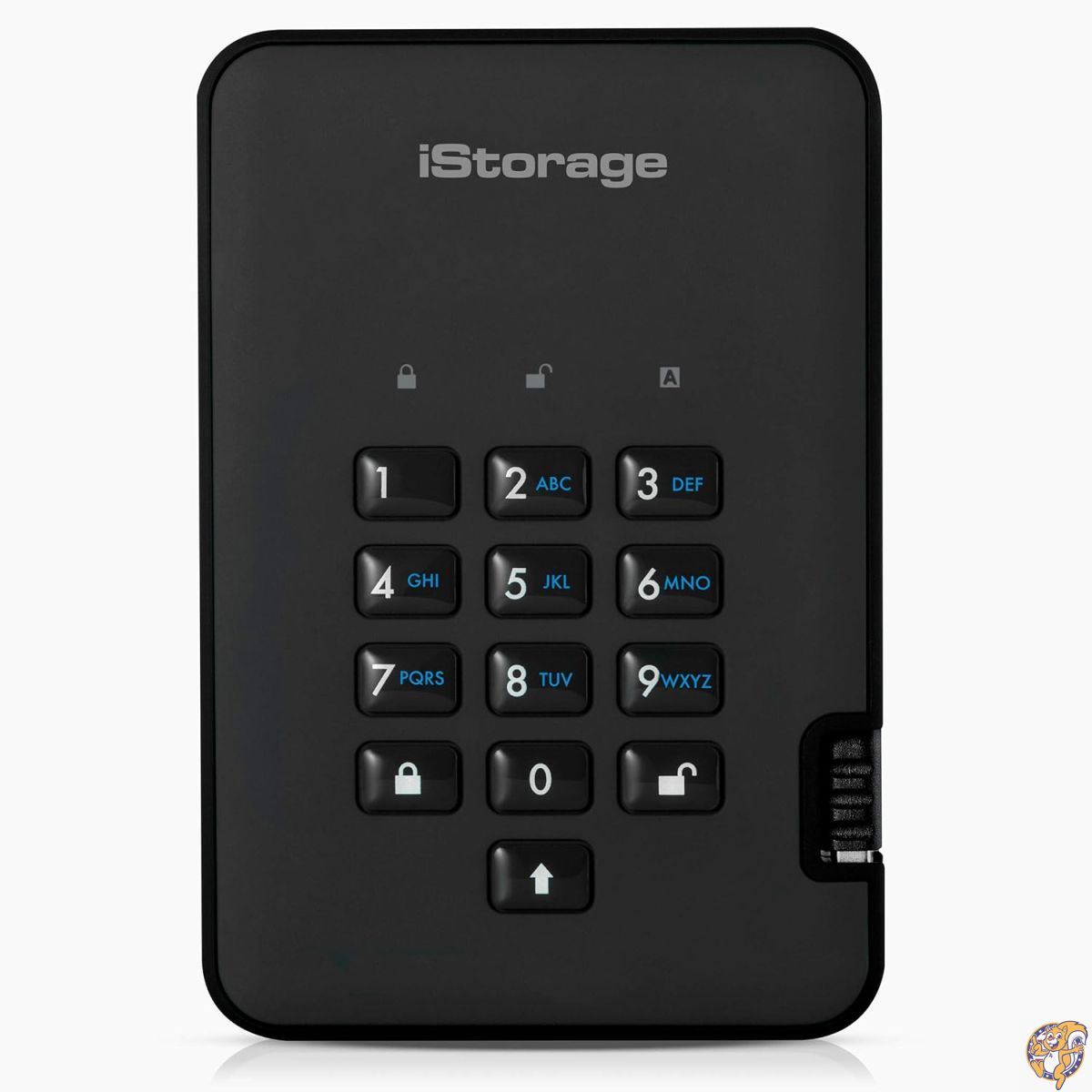 【百貨店大売り出し!クーポン券配達中】iStorage diskAshur2 HDD 1結核症黒いこと-安全性のあるなポータブルハードドライブ-合いことば防御すること、防塵、雨合羽、携帯型、軍用評価のハードウエア記号化USB IS-DA2-256-1000-B