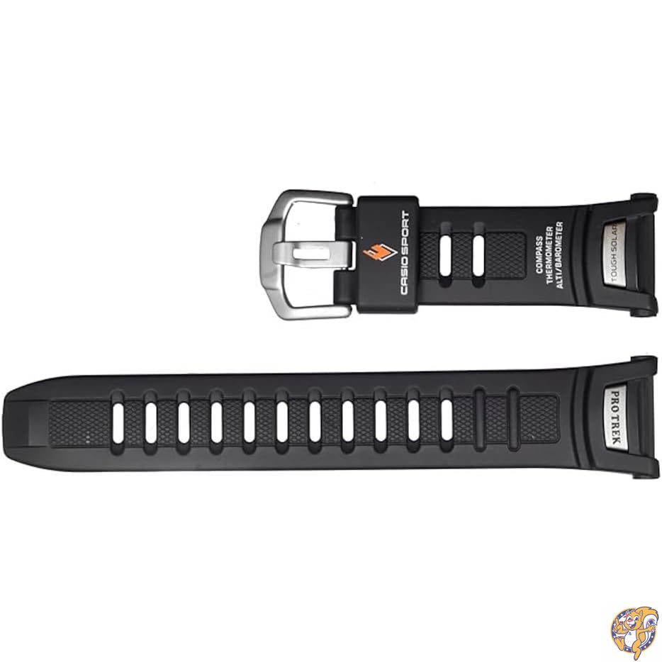 【クーポン配信中】カシオ CASIO プロトレック PROTREK 純正 替えバンド ベルト ウレタン 黒 ブラック 10290980 [並行輸入品]｜アメリカグッドバイブス