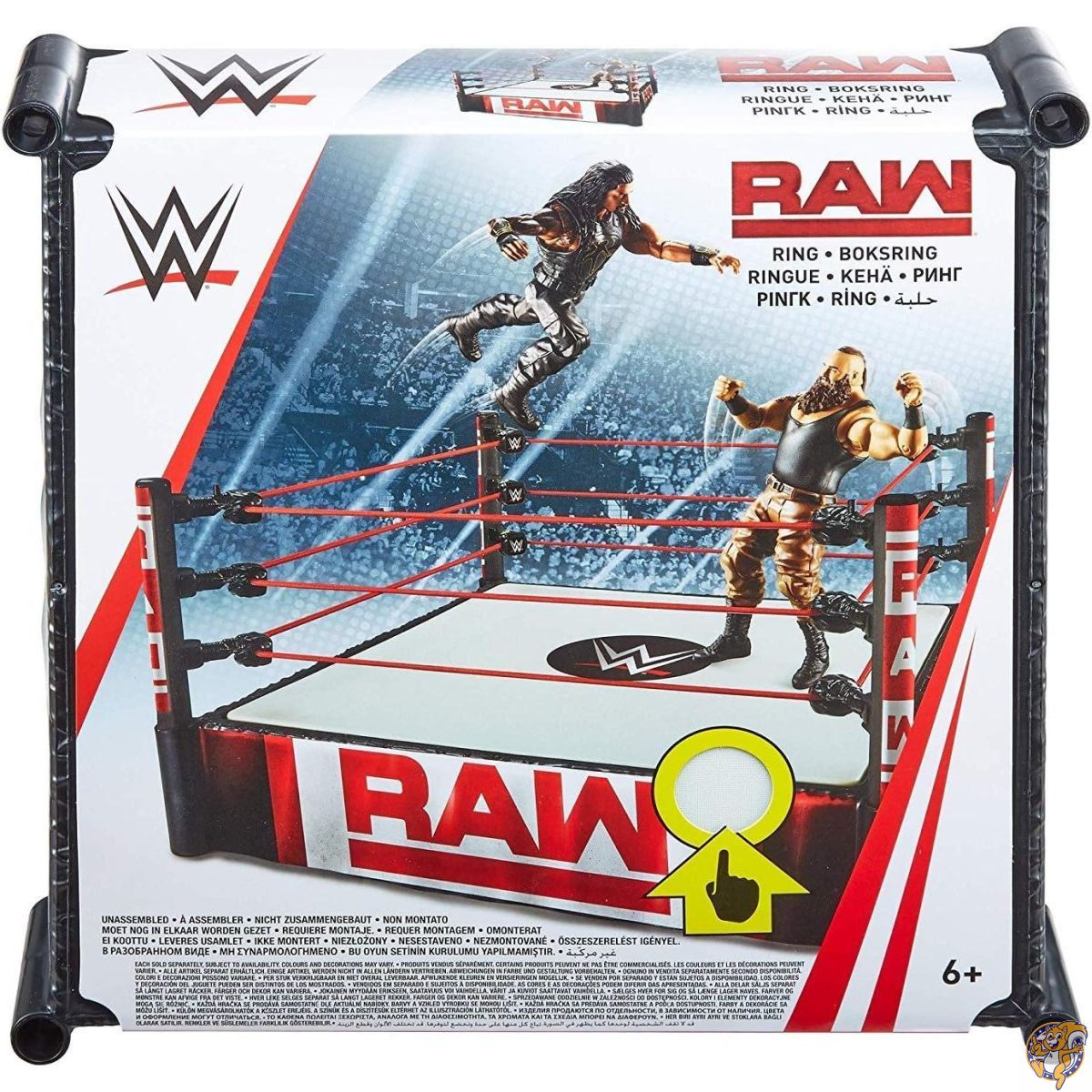 【クーポン配信中】WWE フィギュアサイズ 25cm リング スーパースター フレクシブルマット アクション プロレス レッド|アメリカグッドバイブス