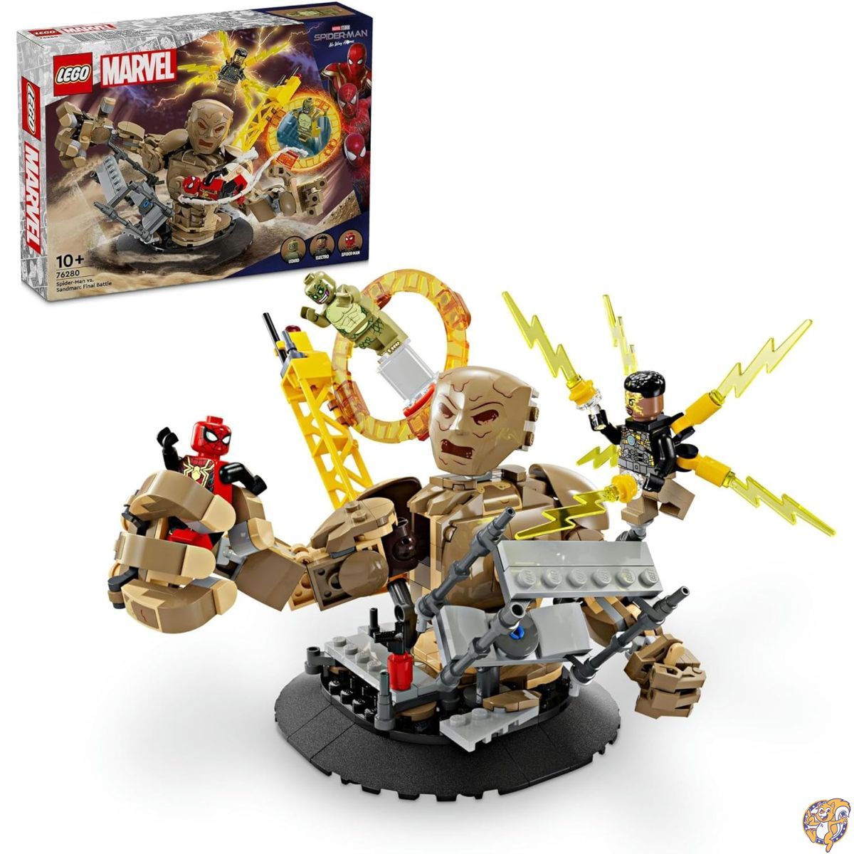 【百貨店大売り出し!引き換え証送達中】レゴ(LEGO) スーパー・ヒーローズ スパイダーマンと砂子マンのお仕舞い決戦 手あそび 手あそび 差し上げ物 生まれ落ちる日 立ちはだかる クリスマス お坊っちゃん お嬢さん ちびっ子 10歳 11歳 12歳 小学生 マーベル グッズ 図形 76280