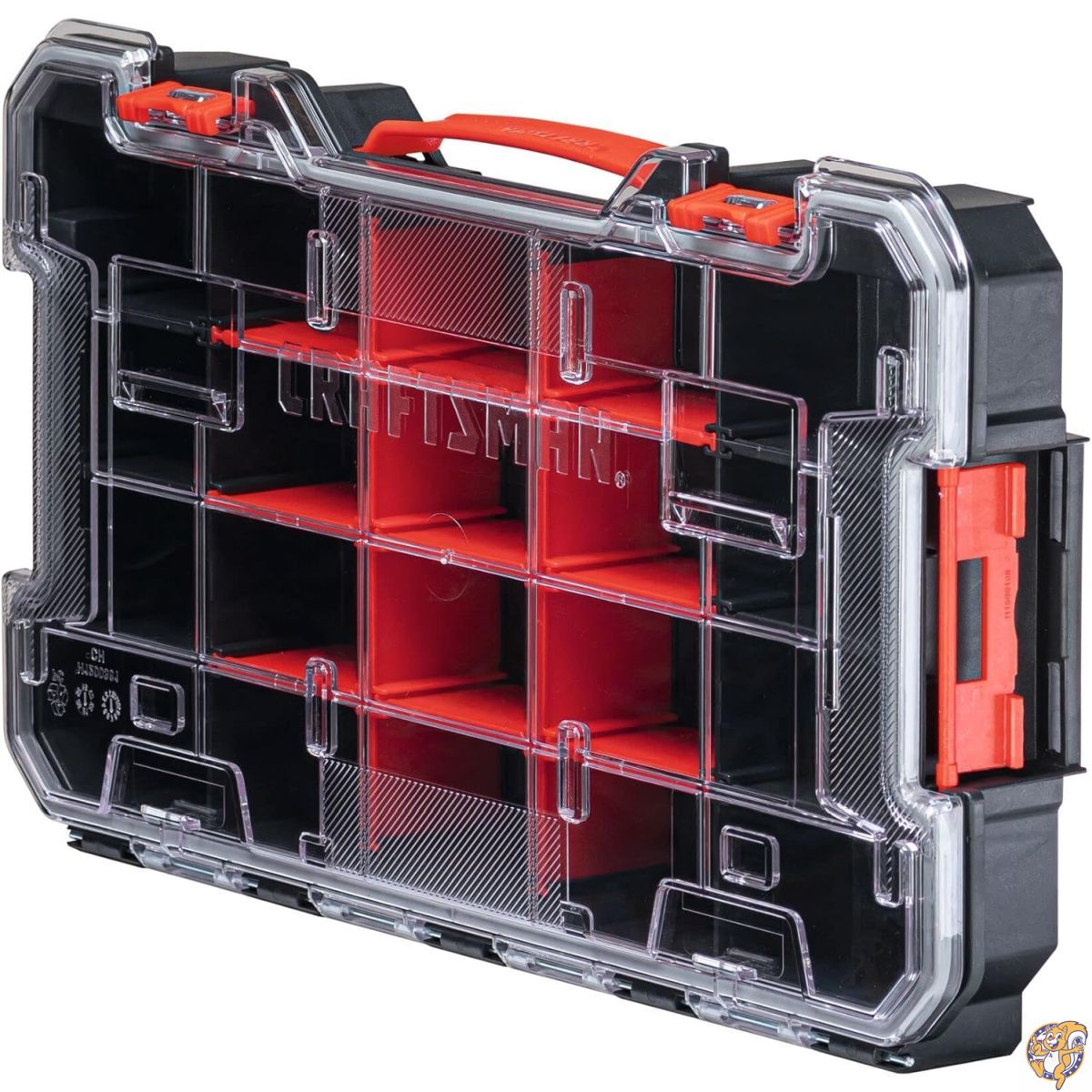 【百貨店大売り出し!クーポン券配達中】CRAFTSMAN VERSASTACK ストレージオーガナイザー 小物パーツオーガナイザー 20区画 蓋 安全性のあるなラッチ付き添い人 (CMST17828)