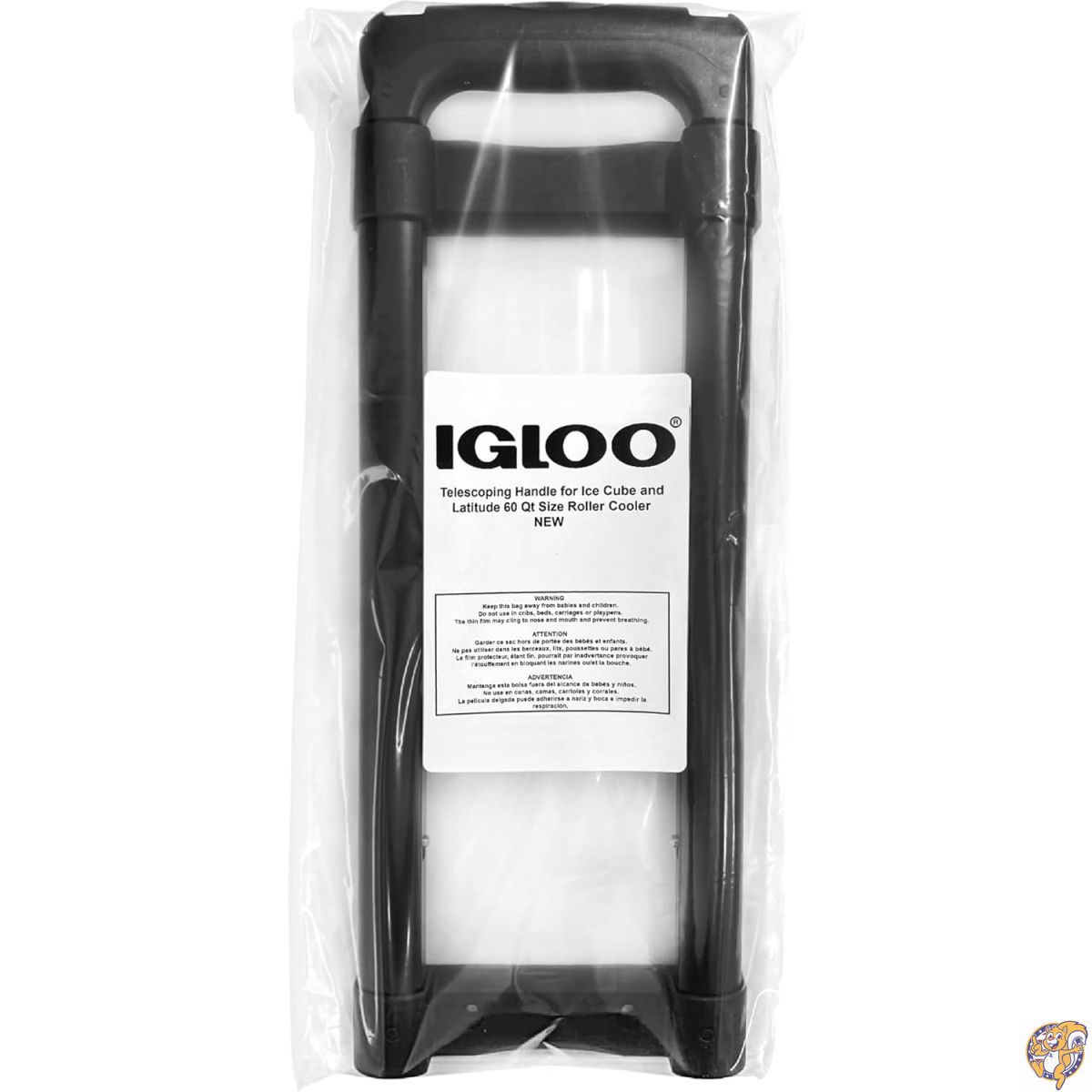【百貨店大売り出し!クーポン券配達中】Igloo 取り替えっこ用伸縮式手持ち部分 内燃機関正六面体とLatitude 60クォートホイールクーラー用