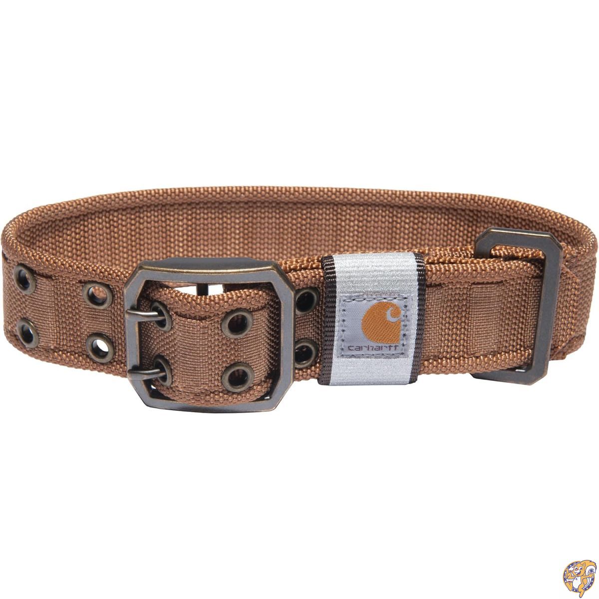 Carhartt Pet 完膚なきまで合わせる能力のある ワイドウェビングカラー 犬用 カーハートブラウン M大きさ