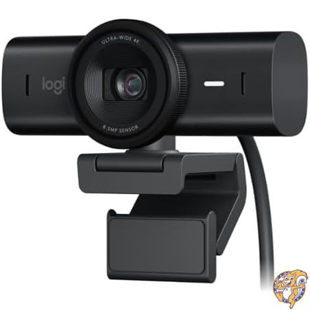 【百貨店大売り出し!引き換え証送達中】Logitech MX Brio Ultra 固定ディスク 4K ストリーミングウェブカメラ、1080p at 60 FPS、USB-C、ウェブカメラカバー、Microsoft Teams、Zoom、Google Meetで動くこと-黒いこと(取りつくろう)