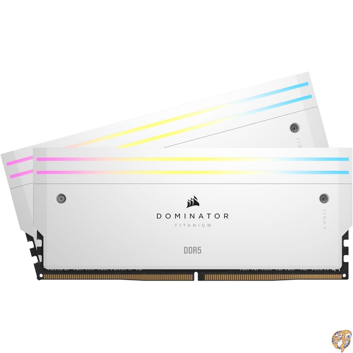 【クーポン配信中】CORSAIR DDR5-6000MHz デスクトップPC用メモリ DOMINATOR TITANIUM DDR5シリーズ (PC5-48000) Intel XMPメモリキット 32GB ホワイト [16GB&times;2枚] CL30 CMP32GX5M2B6000C30W｜アメリカグッドバイブス