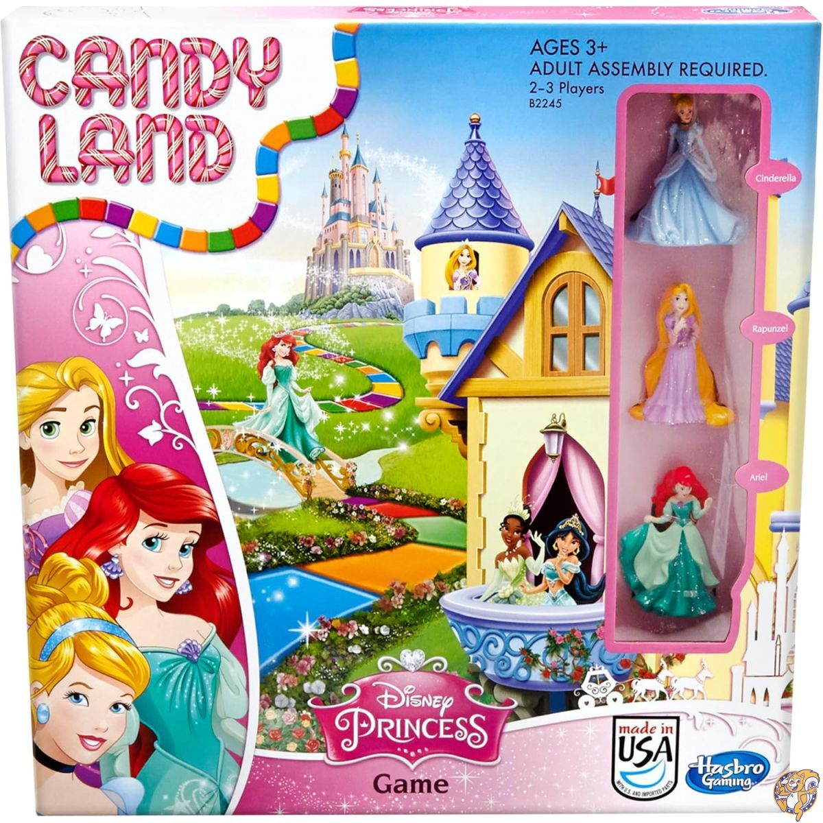 【百貨店大売り出し!引き換え証送達中】ハズブロ(HASBRO) Candy Land Disney Princess Edition Game Board