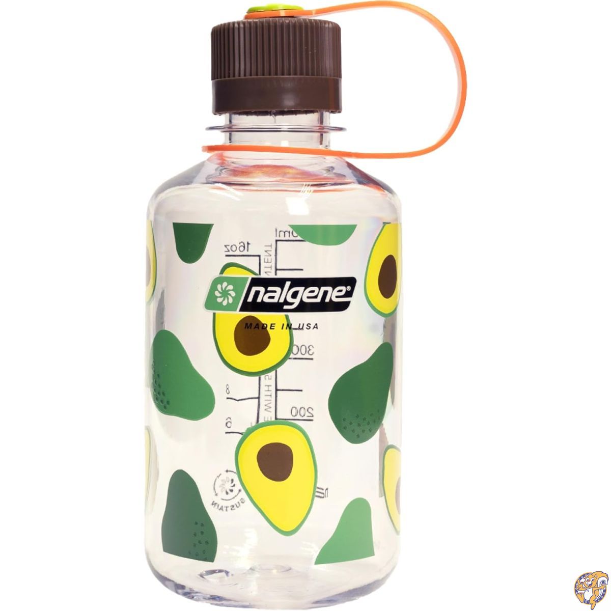【最大限度2000円引き換え証10日～】Nalgene Sustain Tritan BPA無償性 お水瓶 (50%生まれ変わり可塑性物質原料品当て嵌める) 16薬局衡オンス (約470ml) ナローマウス (細口) アヴォカード