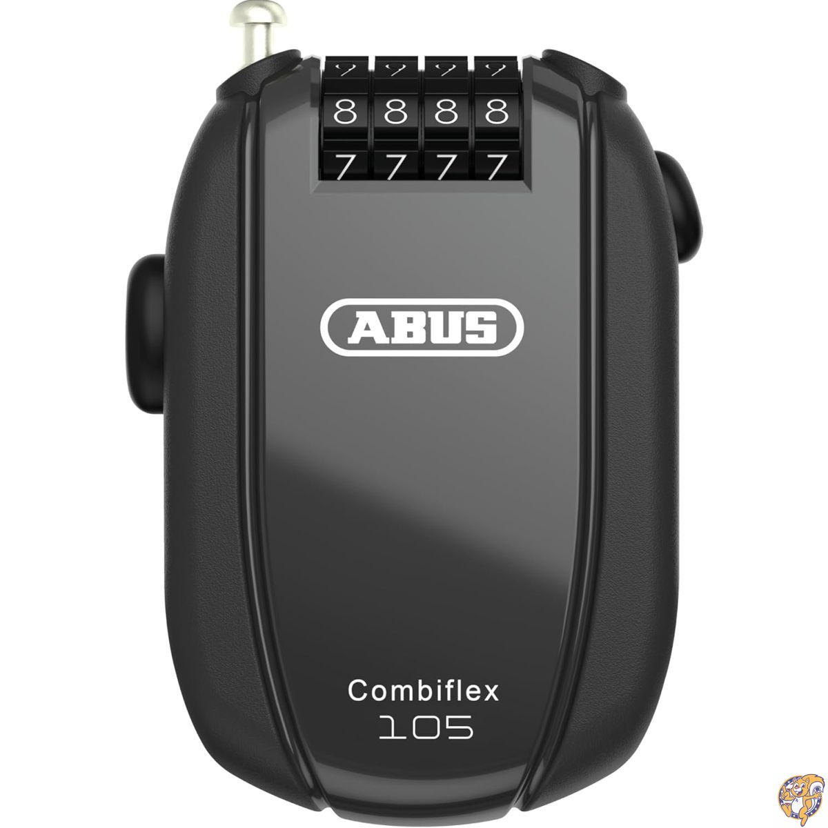 【百貨店大売り出し!引き換え証送達中】ABUS (アブス) 銀輪専用 有線テレビ鍵を掛ける 軽さ パウダーコンパクト 有線テレビ長:105珊 COMBIFLEX