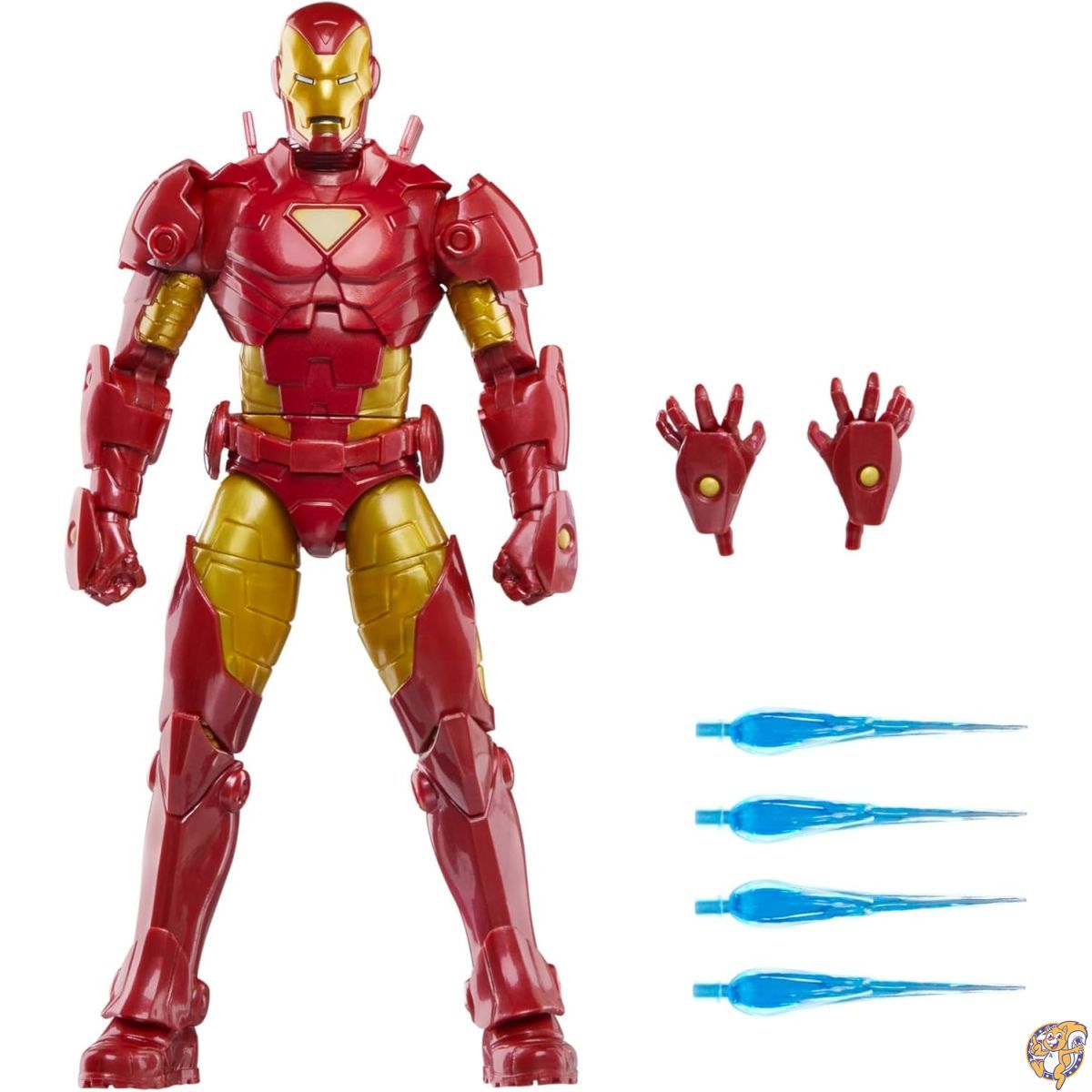 【クーポン配信中】ハズブロ(HASBRO) MARVEL マーベルコミックス アイアンマン(モデル20)、アイアンマン コミックス コレクティブル 6インチ(15cm)サイズ アクションフィギュア、レトロデザイン ブリスターパッケージ F9027 正規品｜アメリカグッドバイブス