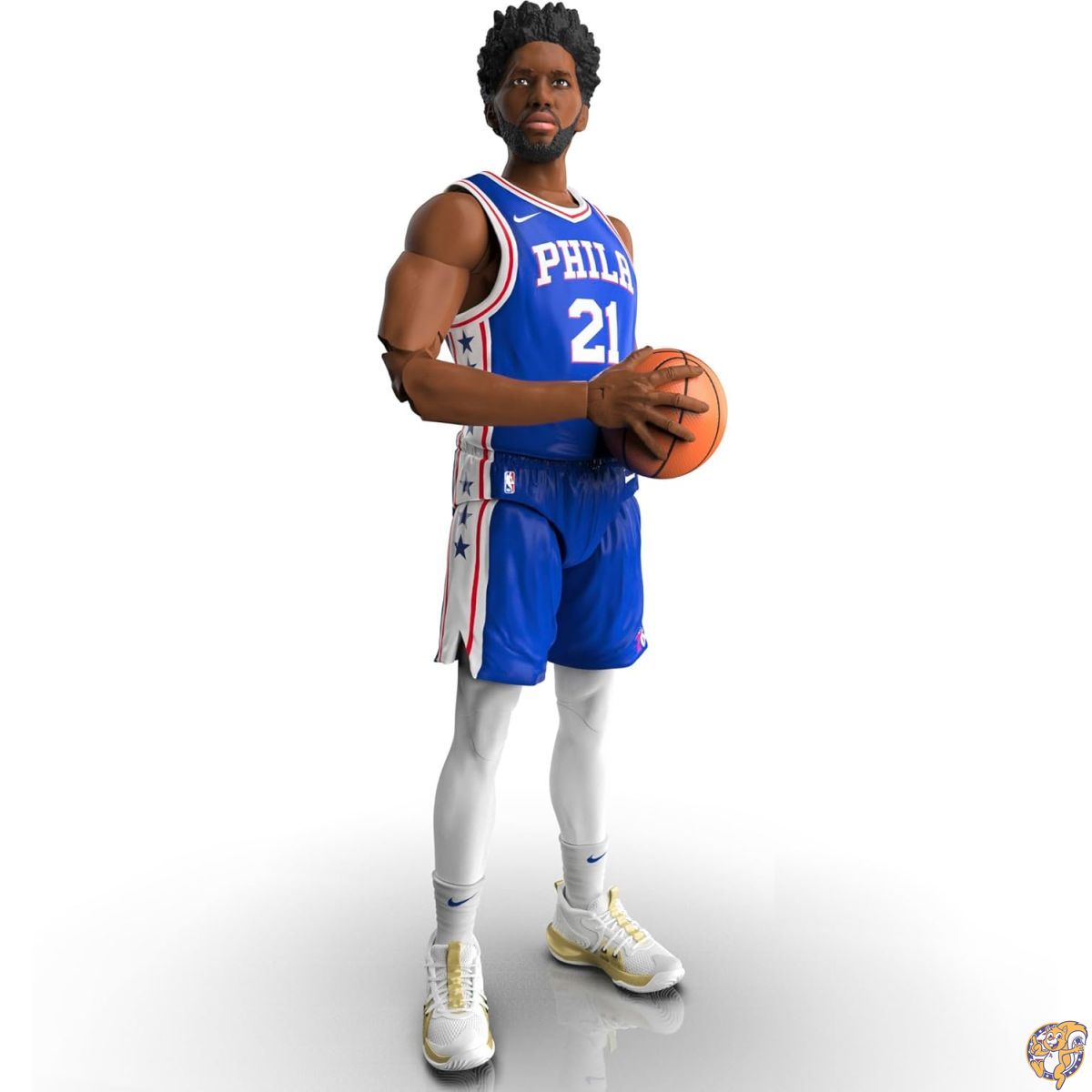 【クーポン配信中】ハズブロ(HASBRO) スターティング ラインアップ NBAシリーズ1 ジョエル・エンビード Joel Embiid 6インチ(15cm)サイズ アクションフィギュア、限定パニーニスポーツトレーディングカード付き バスケットボール F8184 正規品｜アメリカグッドバイブス