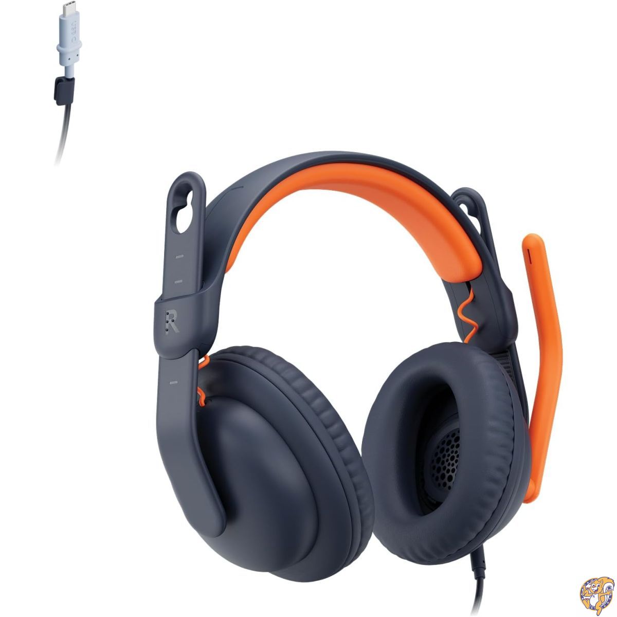 【クーポン配信中】Logitech Zone Learn(ロジクールゾーン) 学習者向け有線ヘッドセット 快適で調節可能なフィット 子供用 交換可能なアクセサリー マイク 3.5mm AUX USB-C Windows/macOS/iPadOS/Android/モバイル用｜アメリカグッドバイブス
