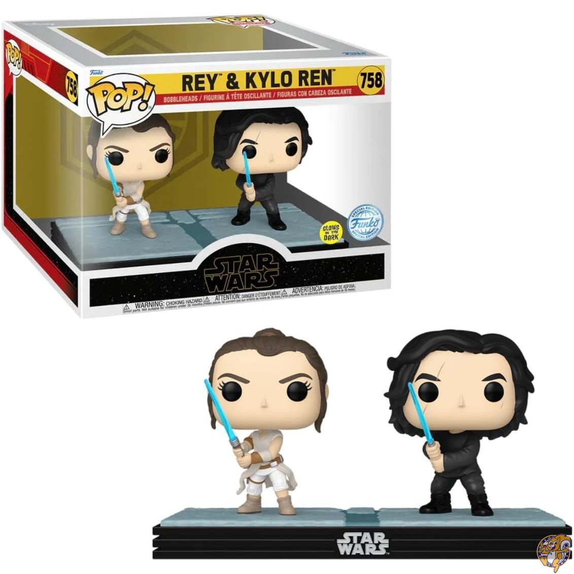 【クーポン配信中】Funko Pop! Moments スター・ウォーズ STAR WARS カイロ・レン＆レイ｜アメリカグッドバイブス
