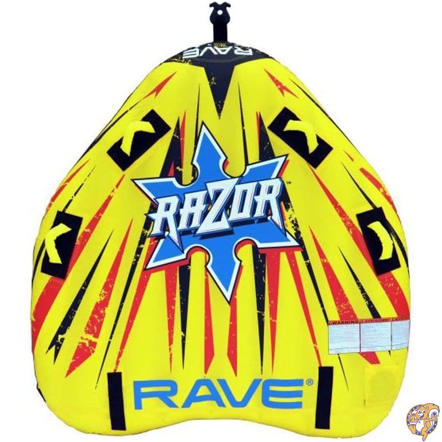 【百貨店大売り出し!引き換え証送達中】RAVE Sports Razor 2人乗り 引っ張ること式トーイングチューブ 水上余暇用小船