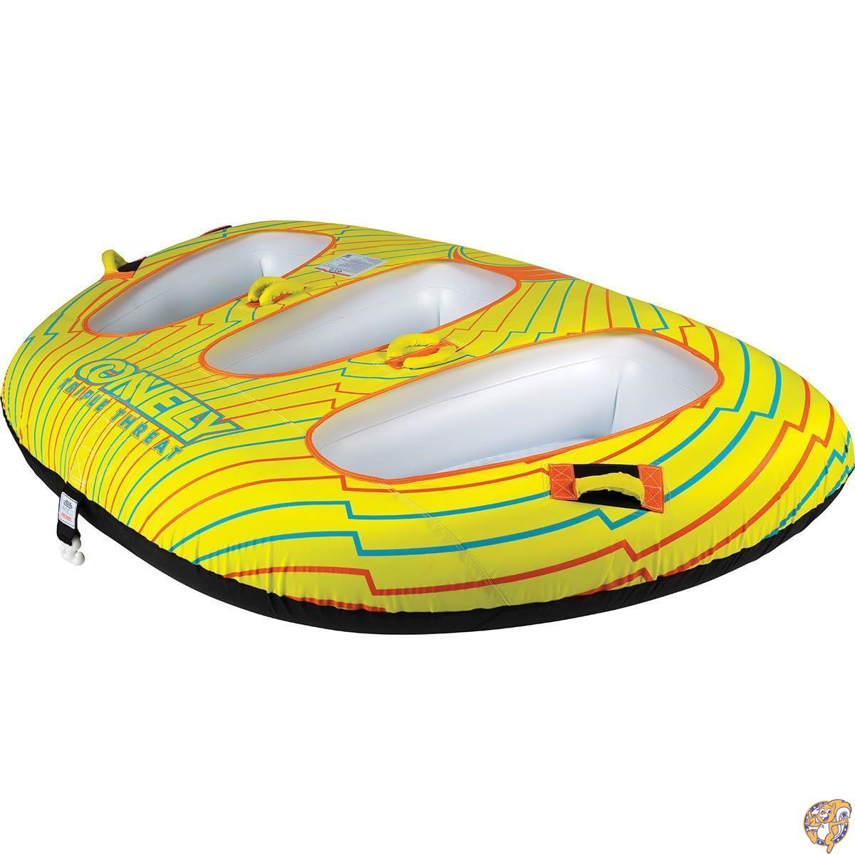 【百貨店大売り出し!引き換え証送達中】Connelly Triple Threat Towable Tube 3人乗り湖上余暇向け高耐久トーイングチューブ