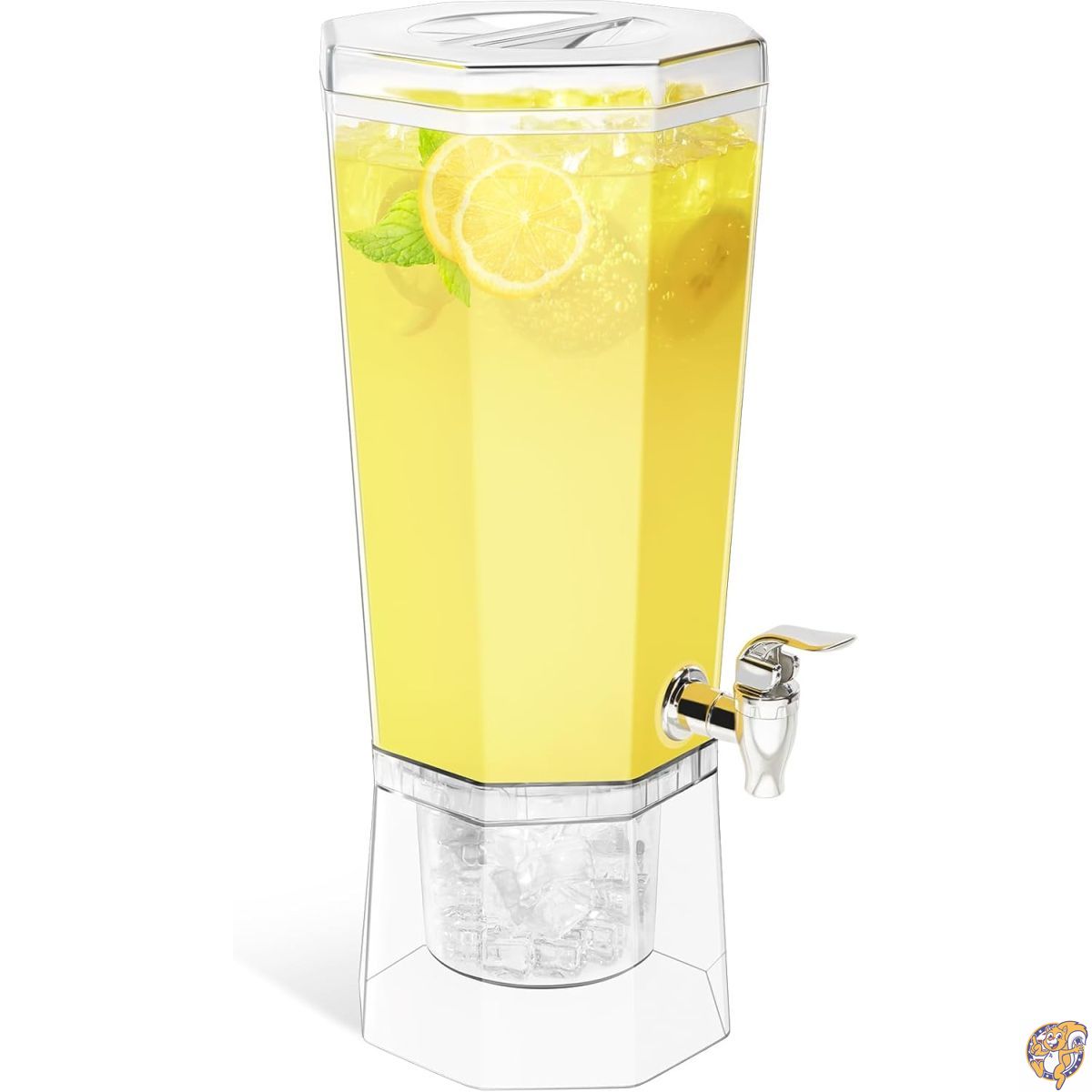 【百貨店大売り出し!クーポン券配達中】Lifewit 1.6gal (約6L) ドリンクディスペンサー 寄り合い用照明ランプ付 清涼飲料水/紅茶/炭酸ソーダ用お水サーヴァー ミモザ赤ちょうちん用水道の栓付せつ然たる水さし 39 x 16 糎/15x6in