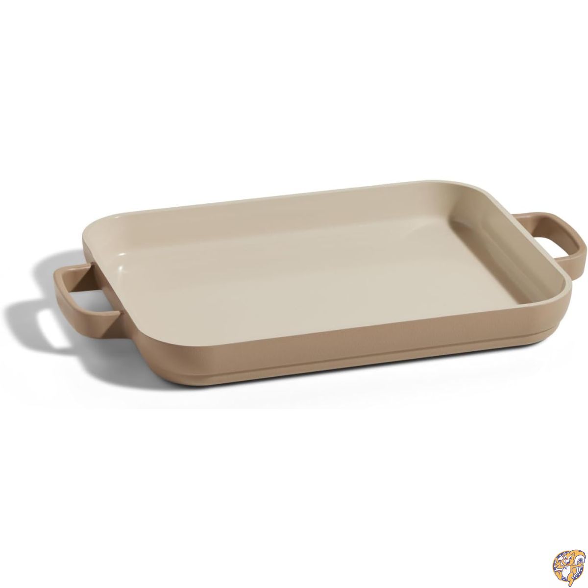 【百貨店大売り出し!クーポン券配達中】Our Place Mini Griddle Pan 9in (約23糎／約1.9L) ノンスティックセラミックグリドルパン (コンロ＆オーヴン相応う) PFAS無償性 最大限度約232℃まで耐熱 握り分かりやすい手持ち部分腹積もり Steam