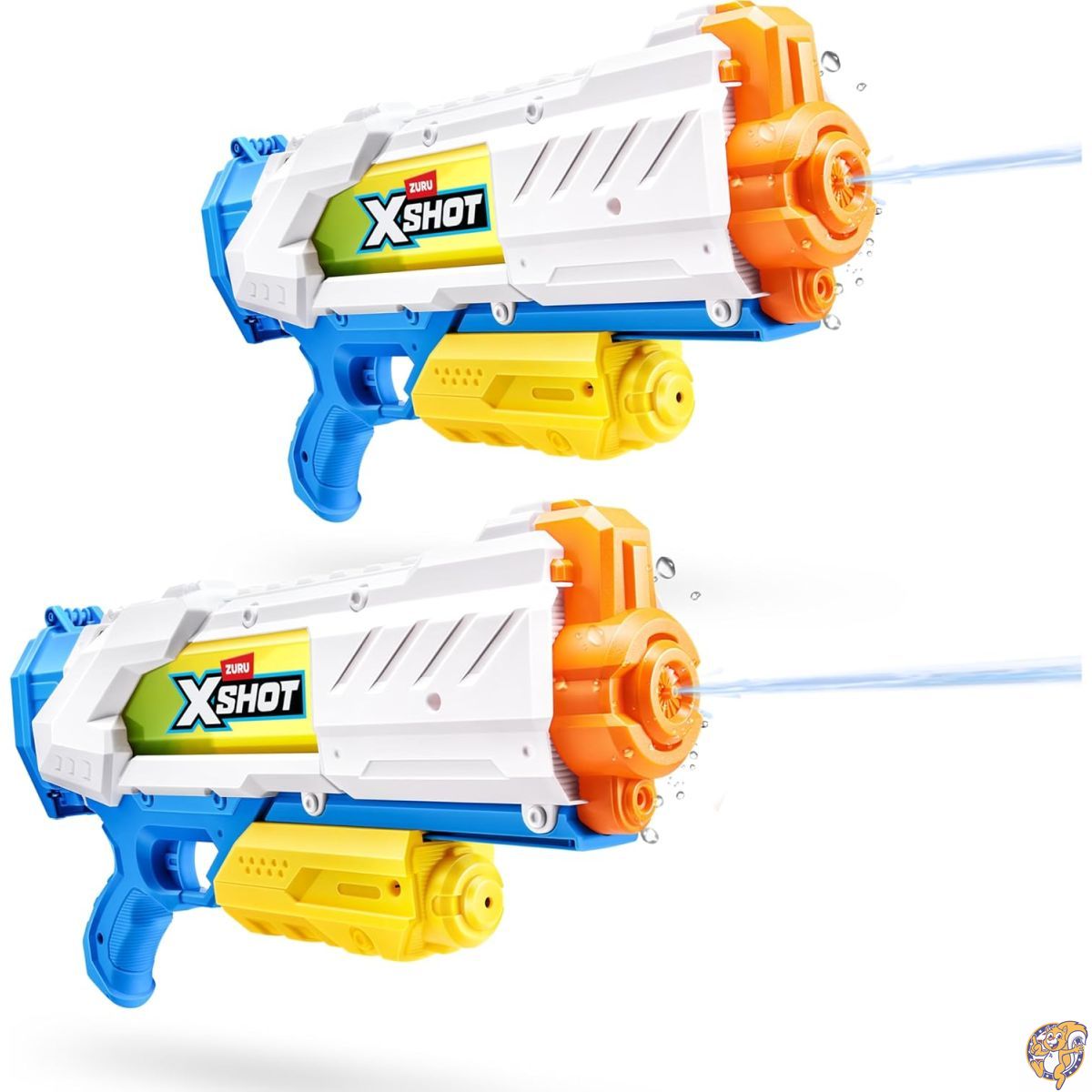 【百貨店大売り出し!クーポン券配達中】XSHOT Water Fast Fill Medium Blaster (2 Pack) by ZURU, Watergun, 2 Pack X Shot (わずか1秒で手っとり早い詰め直す！)