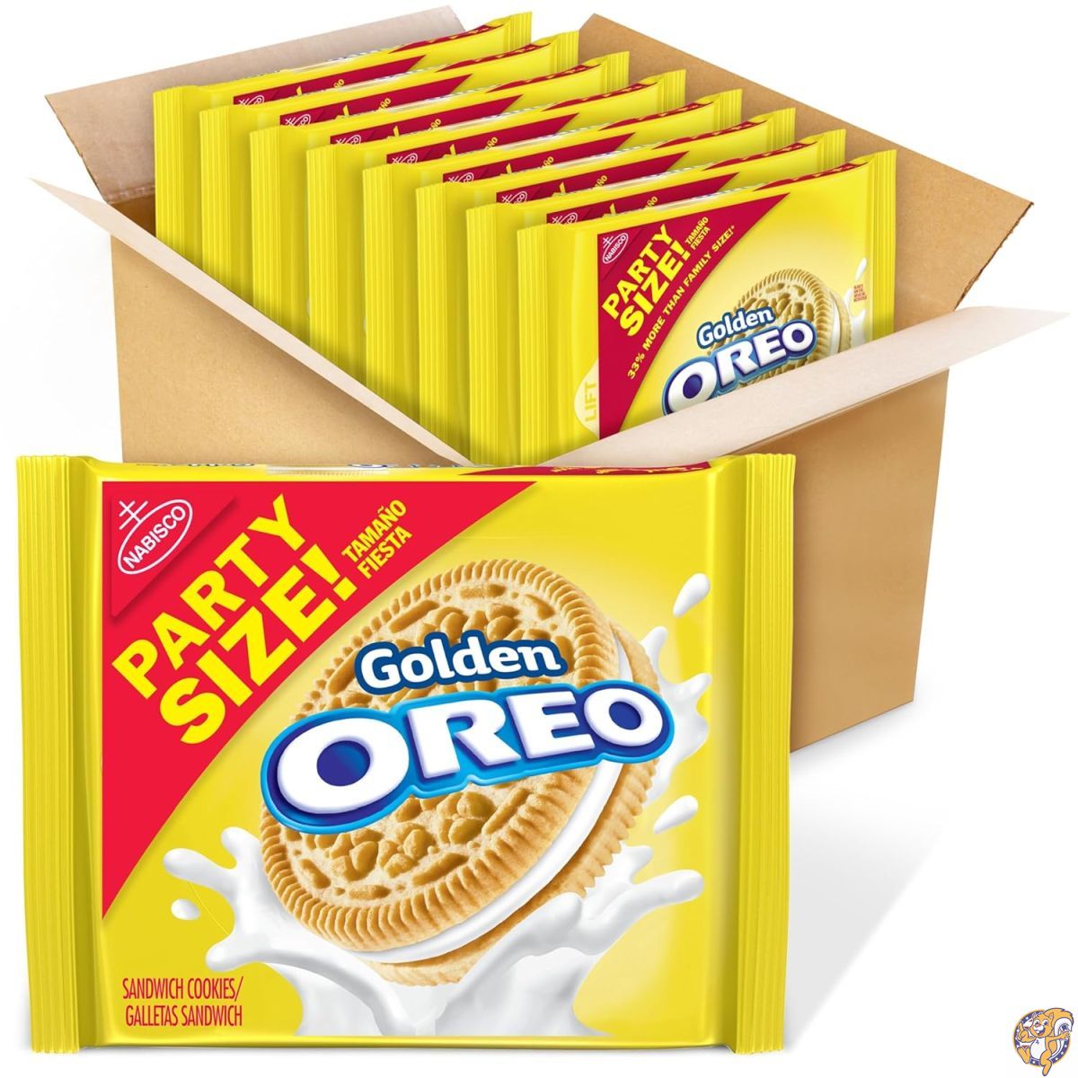 OREO (オレオ) ゴールデンサンドイッチクッキー パーティーサイズ 1.59ポンド (約720g) &times;8パック｜アメリカグッドバイブス 19,965円