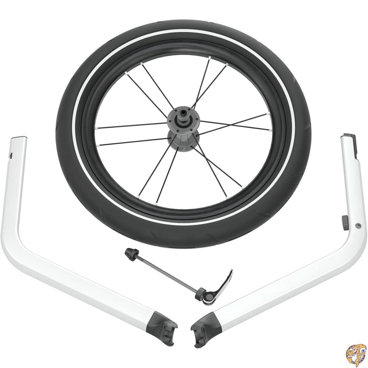 【百貨店大売り出し!クーポン券配達中】Thule Chariot 小股走り用車輪一揃いの道具