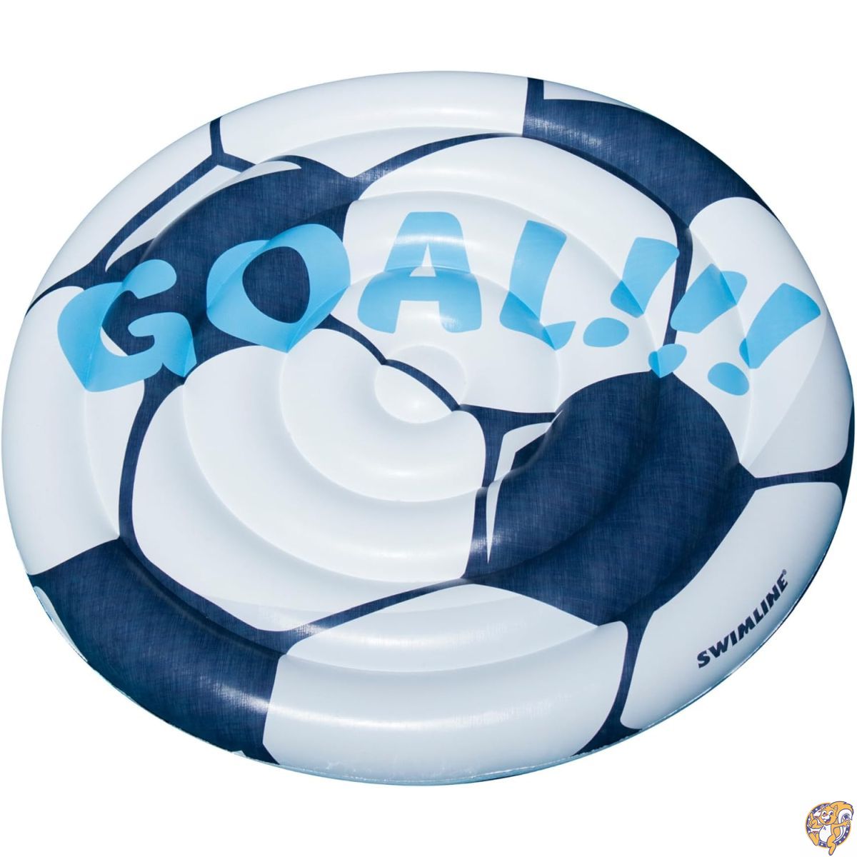 【百貨店大売り出し!クーポン券配達中】Swimline 蹴球どんぶり鉢型 釣り浮き輪 アイスクリームソーダ 大型スウィミングプール遊具 白いこと