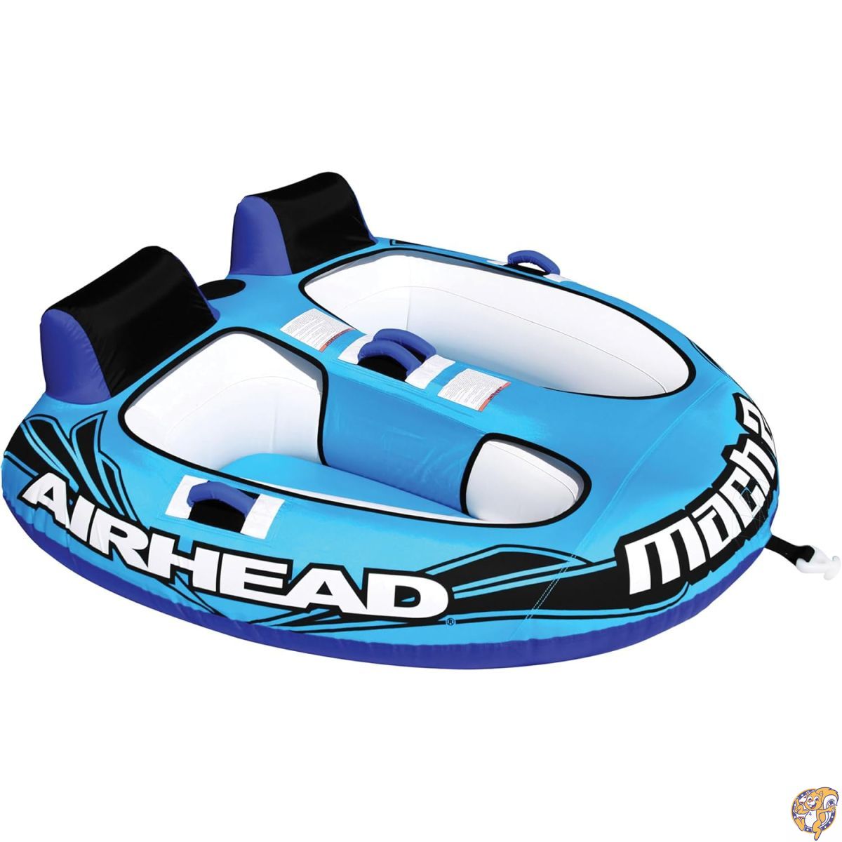 【クーポン配信中】Airhead AHT2M2 MACH 2 インフレータブル ダブルライダー 牽引可能なウォーターチューブ｜アメリカグッドバイブス