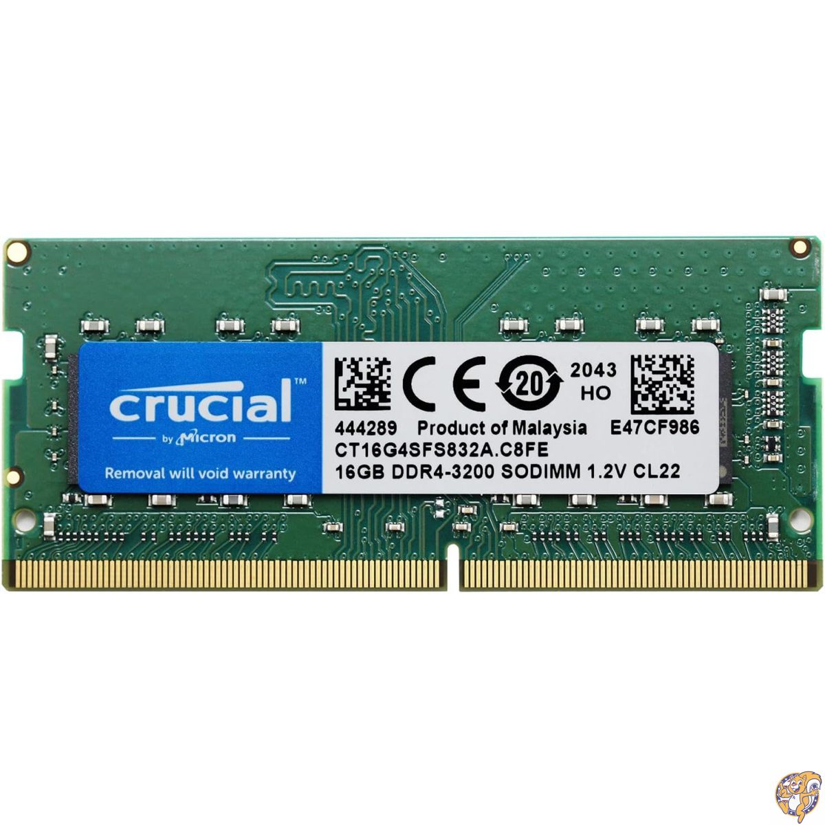 【百貨店大売り出し!引き換え証送達中】Crucial 万覚え帳パソコン用 記憶装置 パソコン4-25600(DDR4-3200) 16GB SODIMM CT16G4SFS832A [並行輸入品]