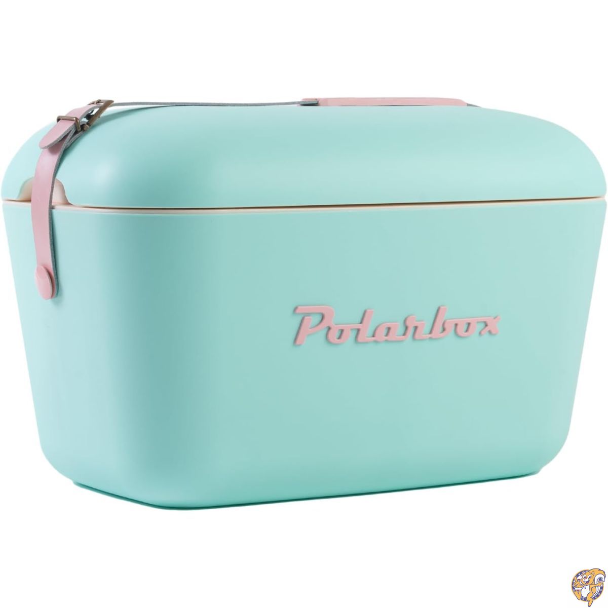 【25日最大4000円クーポン】Polarbox クーラー レトロ ビーチ ヴィンテージ ピクニック ランチ ボックス バッグ ポータブル 旅行 キャンプ ハイキング 90年代スタイル アイスチェスト 特大 軽量 缶 ビール セルツァー ドリンク 20L (シアン ベビーローズ)｜アメリカグッドバイブス
