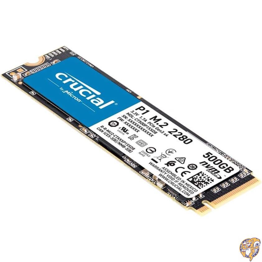 【百貨店大売り出し!引き換え証配送中】Crucial(クルーシャル) P1つづき物 500GB 3D NAND NVMe PCIe M.2 SSD CT500P1SSD8