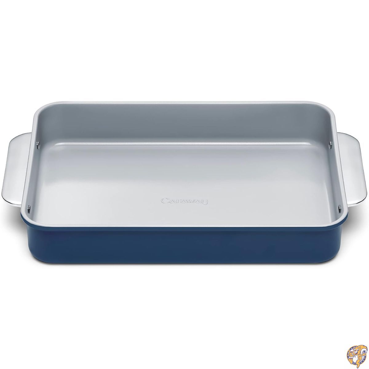 【百貨店大売り出し!クーポン券配達中】Caraway ノン突っ支い棒陶器 9inx13in 矩形食麺麭 自然的な坦々たるな陶器上塗り 非中毒性 PTFEおよびPFOA無償性 小妖精、ラザーニャなどに至適 米国海軍