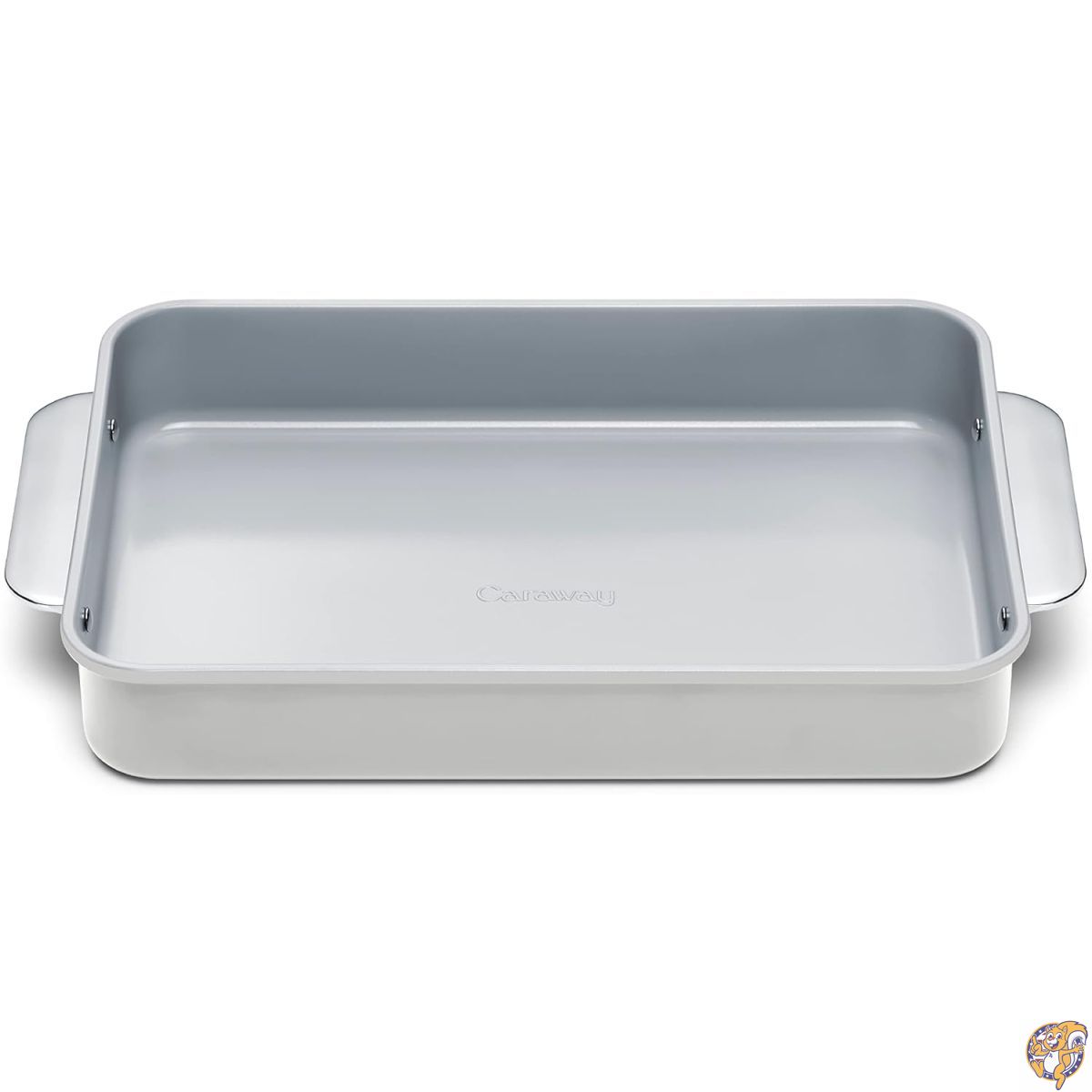【百貨店大売り出し!クーポン券配達中】Caraway ノン突っ支い棒陶器 9inx13in 矩形食麺麭 - 気取らないな坦々たるな陶器上塗り 非中毒性 PTFE \u0026 PFOA無償性 小妖精、ラザーニャなどに至適 薄墨色