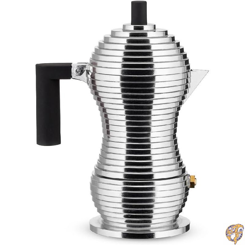 【百貨店大売り出し!引き換え証送達中】【定め事インポート品】 ALESSI アレッシィ Pulcina エスプレッソ珈琲製造会社 1優勝杯用/黒いこと MDL02/1 B