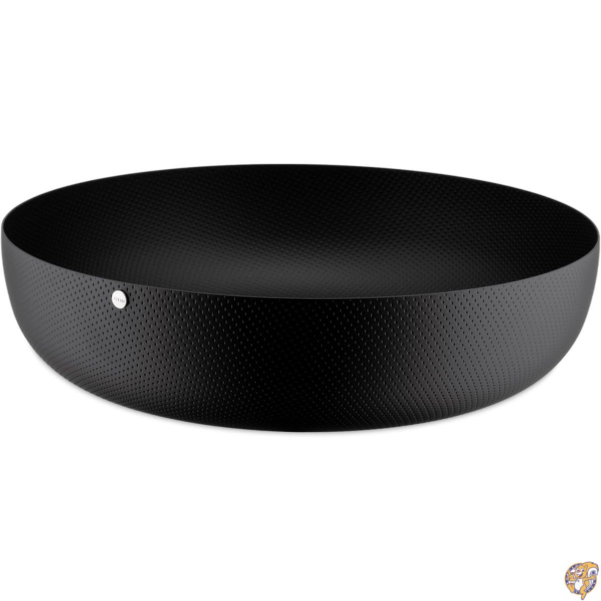 【百貨店大売り出し!引き換え証送達中】Alessi ラウンド提げ篭 \u0026Oslash; 24 黒いこと 00629683