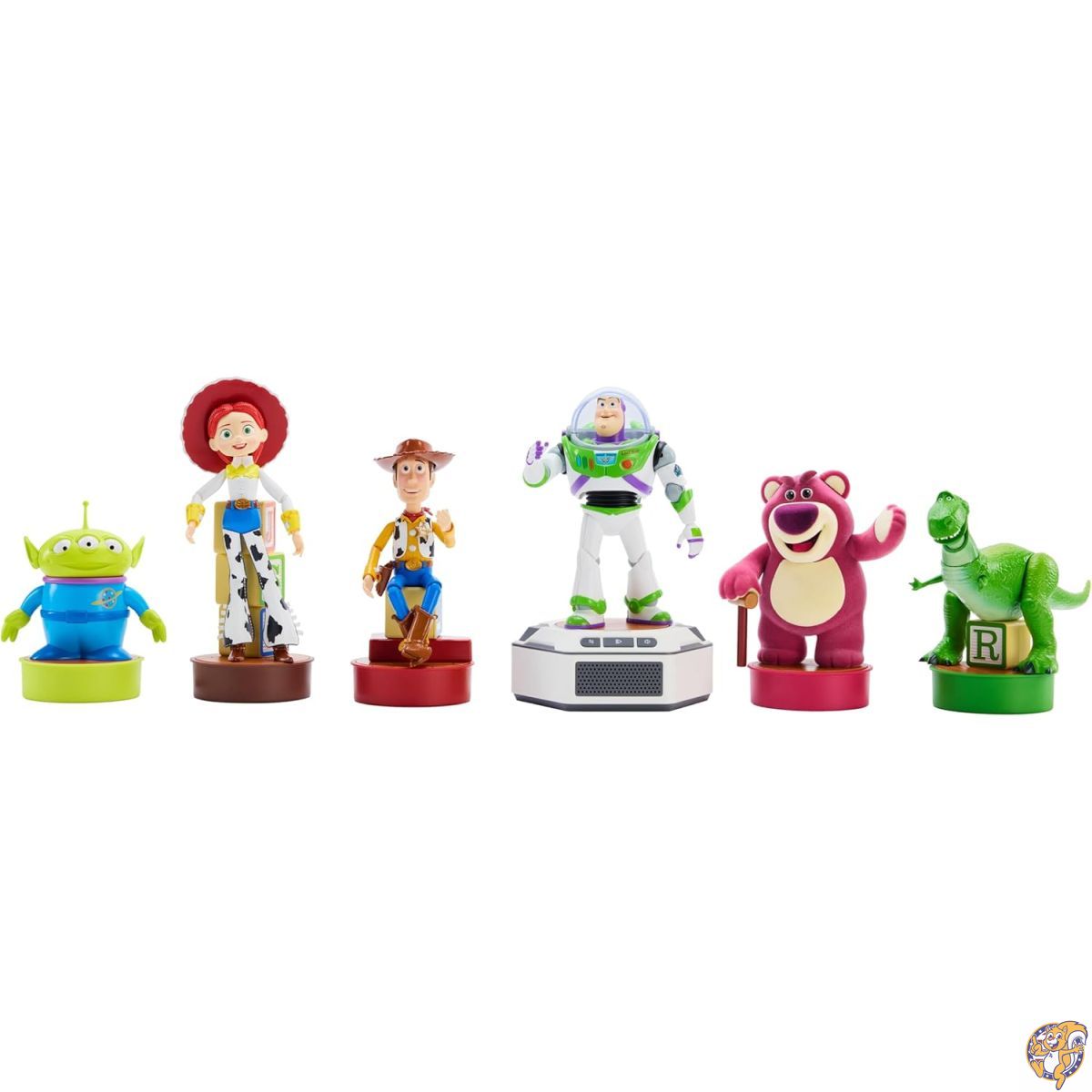 ロボセン ミニロボット トイストーリーシリーズ 30周年記念コレクターズセット スマートトイ デジタルドライブベース 4軸コントロール付き バズ ウッディ ロッソ レックス ジェシー エイリアン｜アメリカグッドバイブス