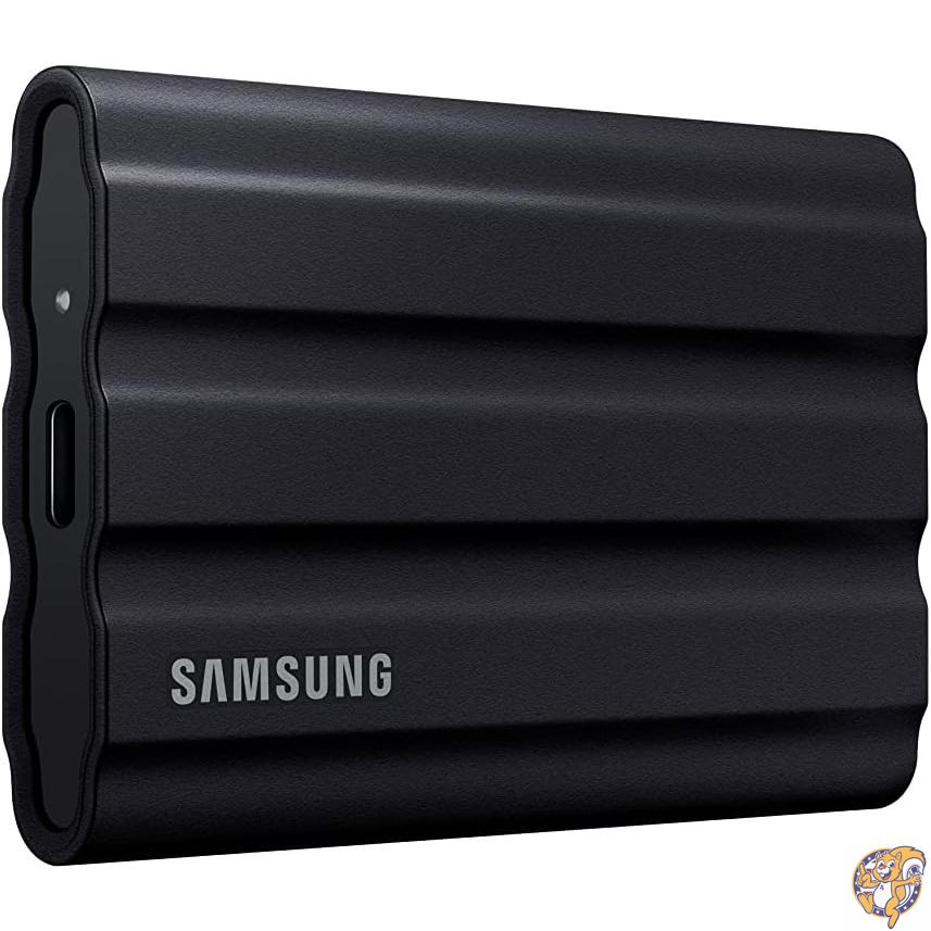 【20日最大4000円クーポン】SAMSUNG T7 Shield 4TB, ポータブルSSD, 最大1050MB/s, USB 3.2 Gen2, 高耐久モデル, IP65防水・防塵, フォトグラファー・クリエイター・ゲーマー向け, 外付けSSD (MU-PE4T0S/AM), ブラック|アメリカグッドバイブス