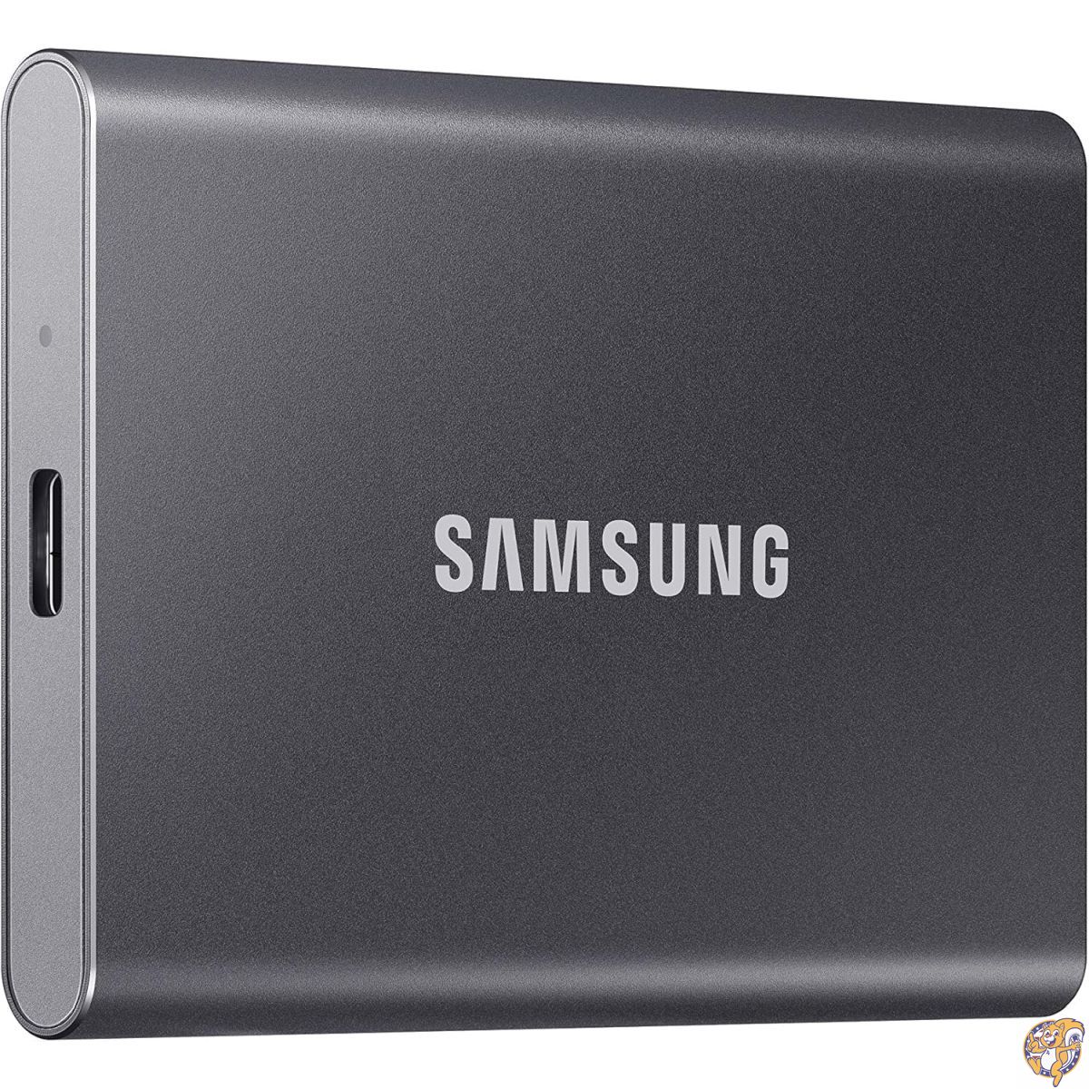 【25日最大4000円クーポン】SAMSUNG (サムスン) SSD T7 ポータブル 外付け ソリッドステートドライブ 1TB 最大1,050MB/秒 USB 3.2 Gen 2 信頼性の高いストレージ ゲーム用 学生用 専門職用 MU-PC1T0T/AM グレー｜アメリカグッドバイブス