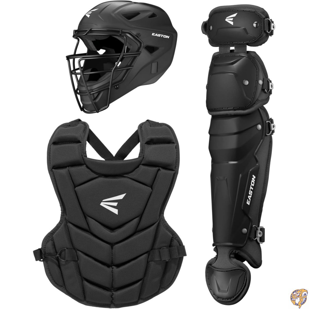 【20日最大4000円クーポン】Easton | Black Magic 3.0 ユースベースボールキャッチャーギアセット ヘルメット、胸プロテクター&レッグガード 複数のサイズ/色｜アメリカグッドバイブス