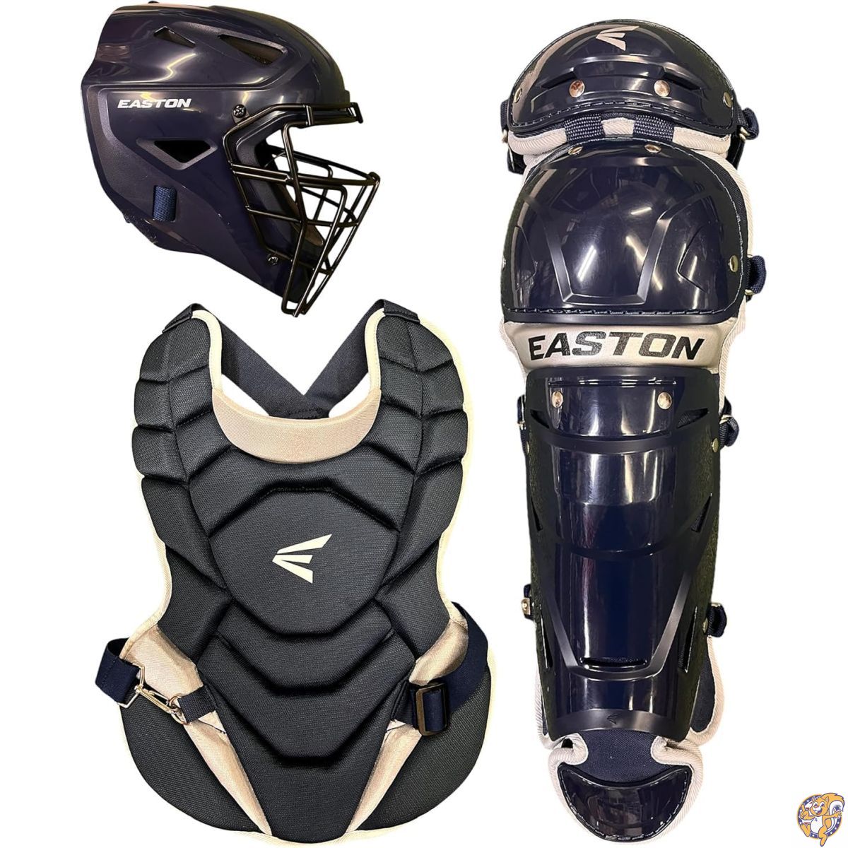 【20日最大4000円クーポン】Easton ユース ブラックマジック 2.0 キャッチャーセット 対象年齢9~12歳 ネイビー｜アメリカグッドバイブス