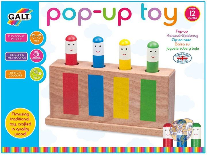 ゴルト ポップアップトイ Galt Pop Up Toy ベビー 飛び出す木のおもちゃ 玩具 アメリカおもちゃ 出産祝い 赤ちゃん玩具 木製おもちゃ Solga Sowa Pl