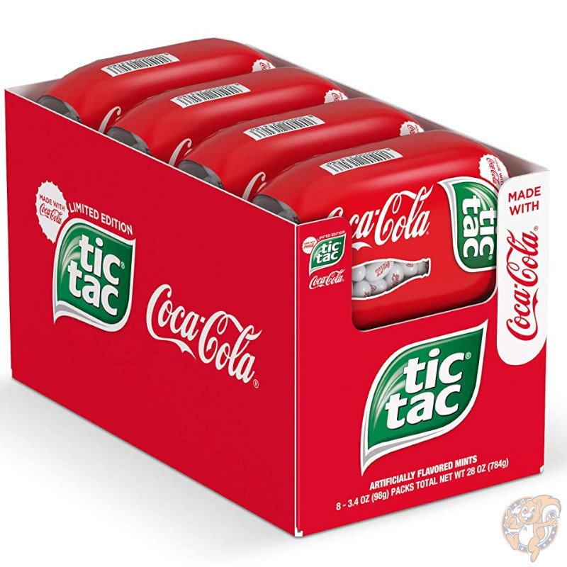 ギフト ティックタック Tic Tac Mints コカコーラ 200粒 98g ×8個入 フレッシュブレスミント ハードキャンディ fucoa.cl