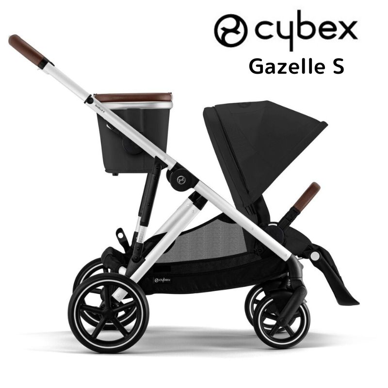 【楽天市場】CYBEX サイベックス Gazelle S ベビーカー ガゼルS Color : Moon Black (Silver