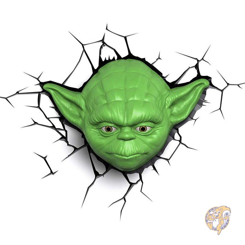 大人気商品 Face Yoda Wars Star Fx Light 3d 3d ライト デコ ヨダ スター