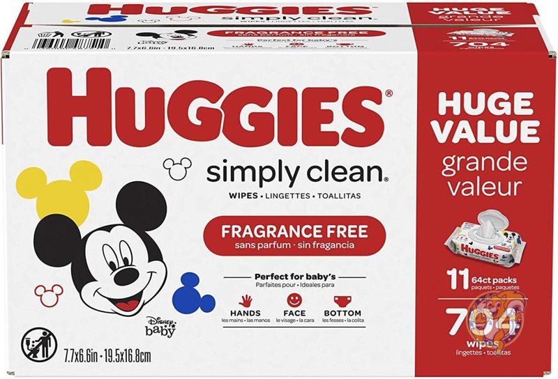 おしりふき 体拭き Huggies 赤ちゃん用品 Huggies ハギーズ おむつ トイレ用品 ベビーワイプ Huggies ベビーワイプ ベビーワイプ 11パック おしりふき からだ拭き アメリカ輸入品 アメリカ輸入ランド ディスニーデザイン 低刺激性 クリーン無香料 ハギーズ