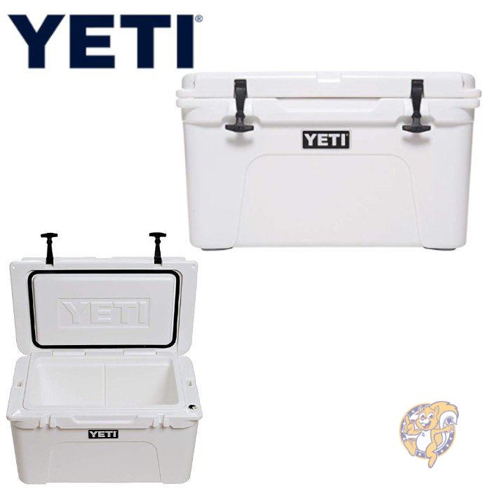 大人も着やすいシンプルファッション YETI Tundra 45 クーラーボックス