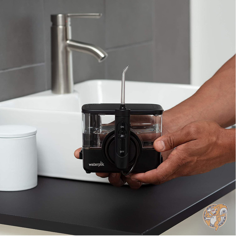 ウォーターピック Waterpik 口腔洗浄器 イオン BLACK ウォーターフロス ブラック ポータブル コードレス